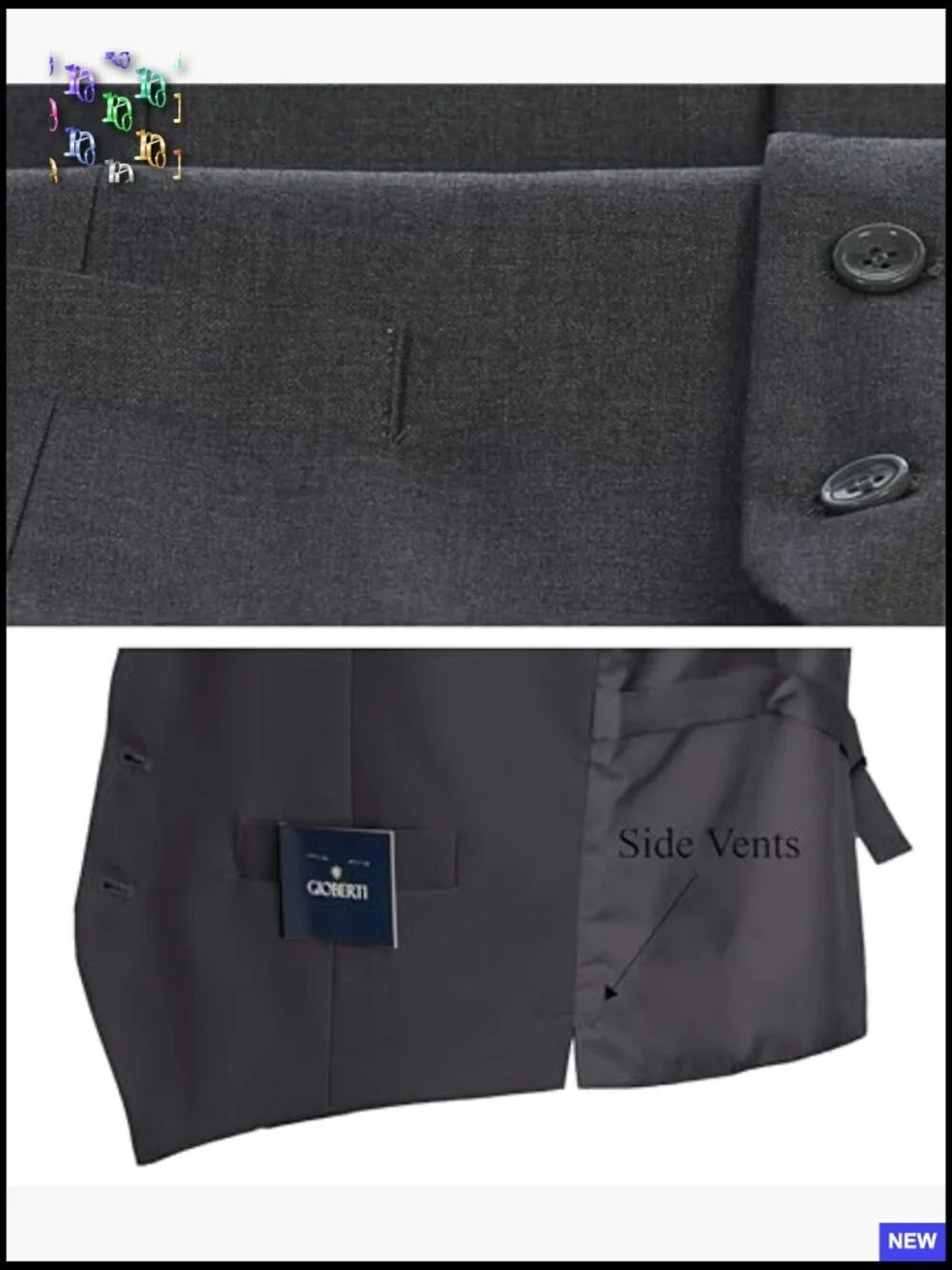 Men's Formal Suit Vest Classic V-Neck Adjustable Back Strap Business Casual